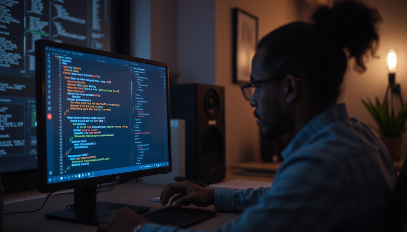 A person and AI assistant working together on a screen