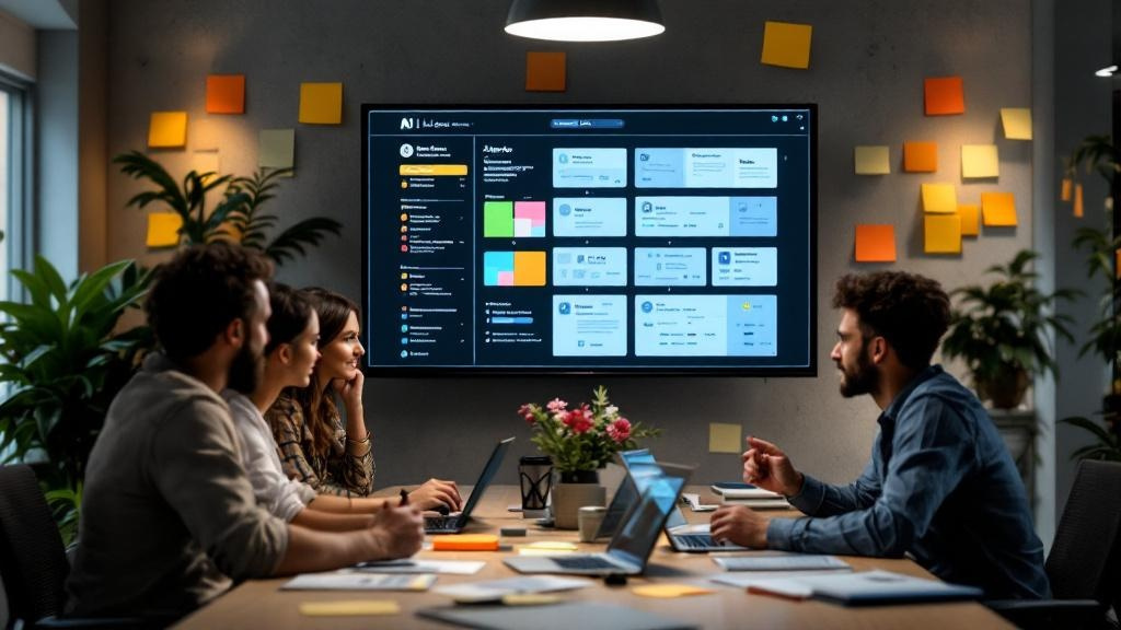 team of developer working together