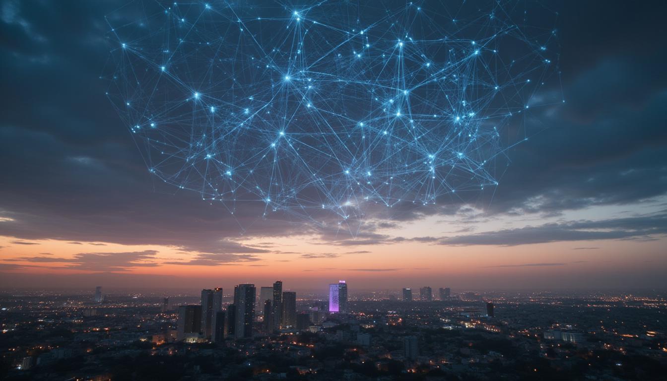  a futuristic city