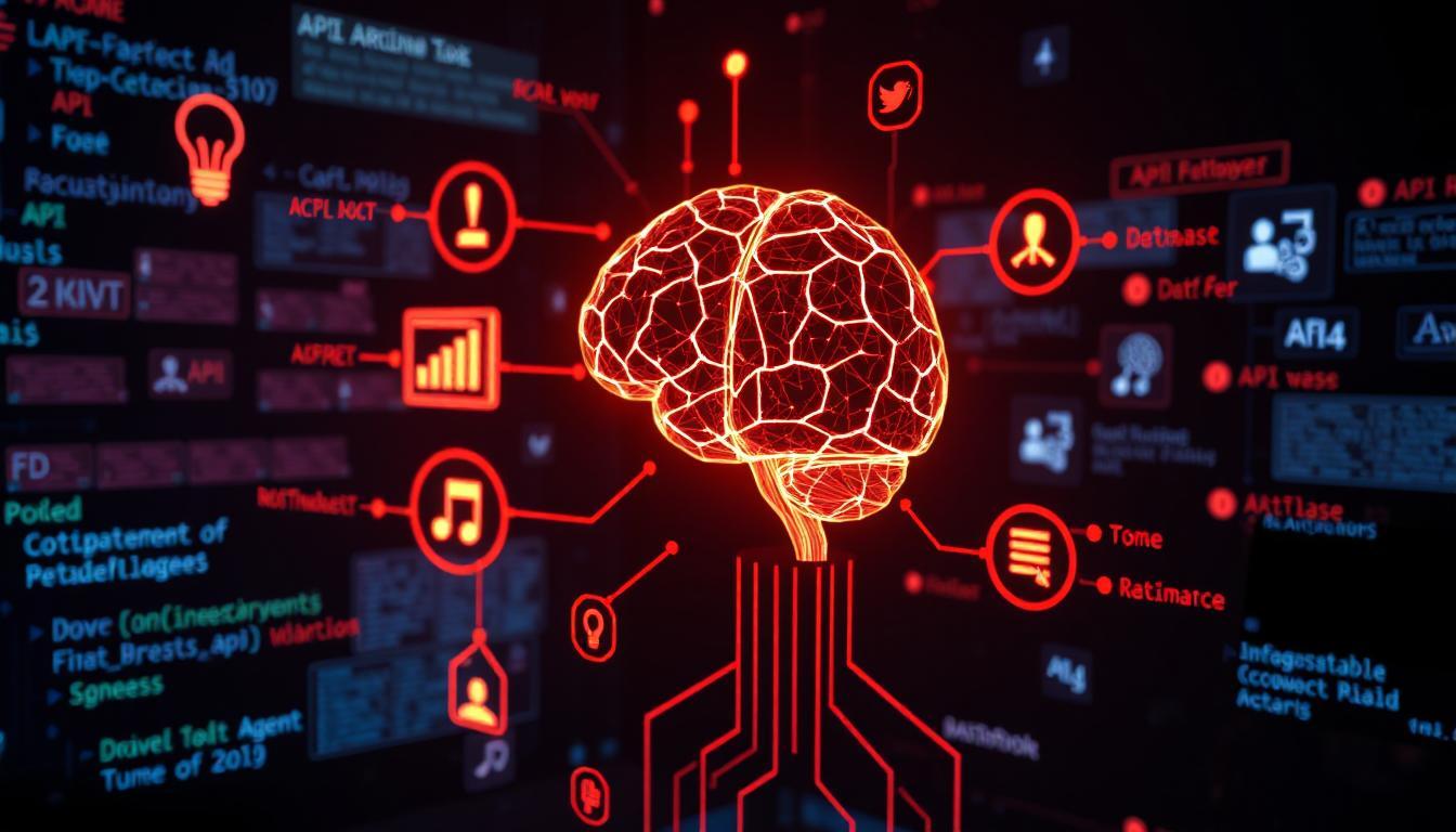 illustration of AI brain