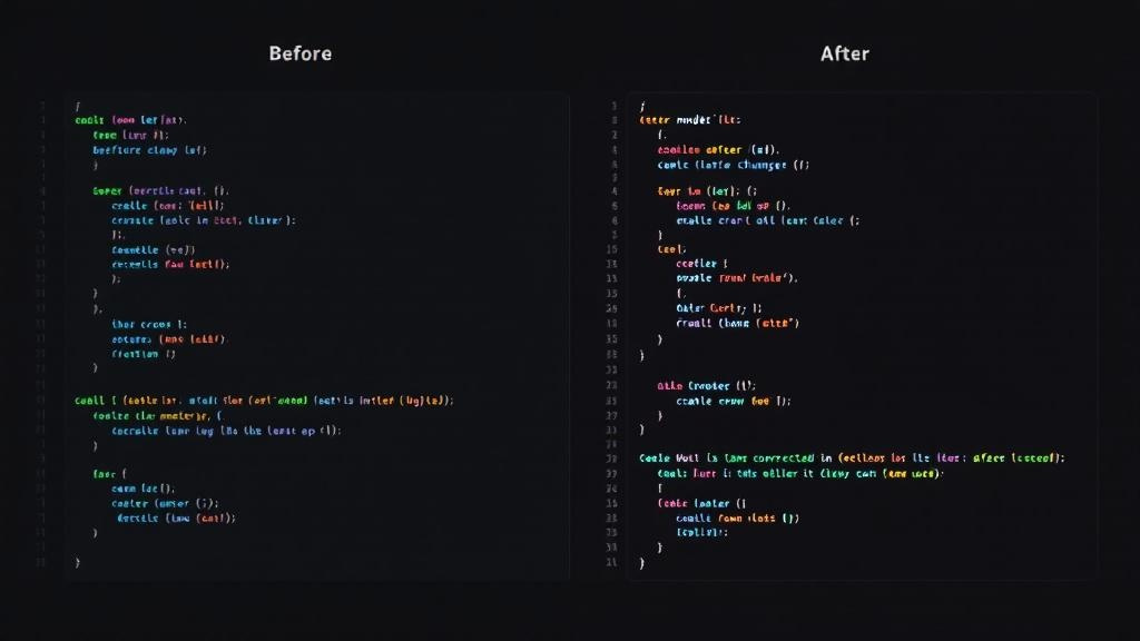 side-by-side comparison of prompt outputs